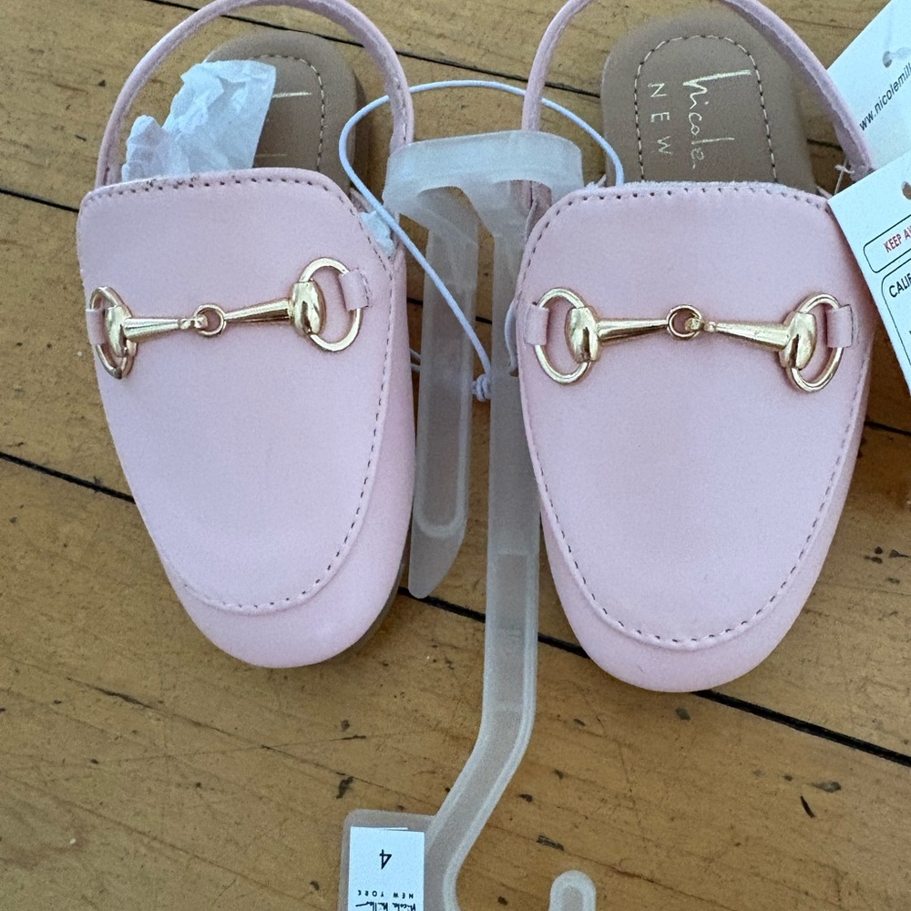 Nicole Miller Kids Light Pink Dress Shoes